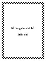 Tài liệu Đồ dùng cho nhà bếp hiện đại doc