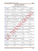 Luyện Thi Đại Học Vật Lý có đáp án giải chi tiết- đề 5