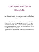 Tài liệu 5 cách bổ sung canxi cho con hiệu quả nhất pot