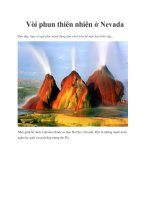 Tài liệu Vòi phun thiên nhiên ở Nevada ppt