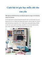 Tài liệu Cách bài trí góc học miễn chê cho con yêu pot