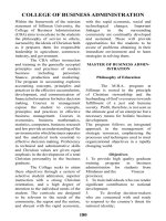 Tài liệu COLLEGE OF BUSINESS ADMINISTRATION pdf