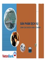 SẢN PHẨM DỊCH VỤ DÀNH CHO KHÁCH HÀNG CÁ NHÂN (1)