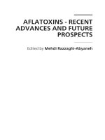Tài liệu AFLATOXINS - RECENT ADVANCES AND FUTURE PROSPECTS pptx