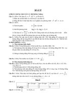 Tài liệu Đề ôn thi tốt nghiệp trung học phổ thông môn toán - Đề 47 ppt