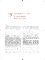 Tài liệu Water Pollution in India An Economic Appraisal ppt