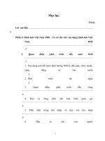 các đặc trưng xã hội việt nam năm 2020