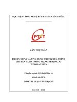 Proxy MIPv6 và ứng dụng trong quá trình chuyển giao trong mạng di đông 3g WCDMA UMTS