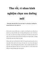 Tài liệu Thu rồi, rỉ nhau kinh nghiệm chọn son dưỡng môi ppt