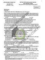 Tài liệu ĐỀ THI TUYẾN SINH ĐẠI HỌC 2013 MÔN SINH KHỐI B - MÃ ĐỀ 371 ppt