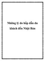 Tài liệu Những lý do hấp dẫn du khách đến Nhật Bản doc
