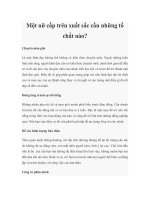 Tài liệu Một nữ cấp trên xuất sắc cần những tố chất nào? ppt