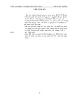 nghiên cứu thiết kế cơ sở xử lý nước thải sản xuất cồn từ rỉ đường của nhà máy đường việt trì