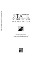 Tài liệu State of the Nation- South Africa 2003-2004 docx