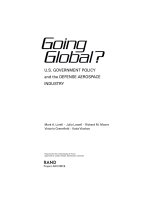 Tài liệu Going Global- U.S. Government Policy and the Defense Aerospace Industry pdf