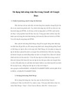 Tài liệu Sử dụng tính năng trộn thư trong Gmail với Google Docs doc