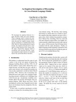 Tài liệu Báo cáo khoa học: 