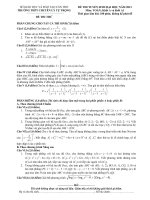 Tài liệu SỞ GIÁO DỤC VÀ ĐÀO TẠO CẦN THƠ TRƯỜNG THPT CHUYÊN LÝ TỰ TRỌNG ĐỀ THI THỬ ĐỀ THI TUYỂN SINH ĐẠI HỌC NĂM 2013 Môn: TOÁN; Khối A và khối A1 pptx