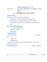 Tài liệu Giáo án số 3 - Bài 3: PHÂN BIỆT CÁC LOẠI NHÀ HÀNG pot