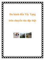 Tài liệu Du hành đến Tây Tạng trên chuyến tàu đặc biệt pptx