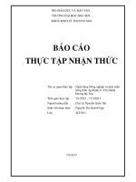 báo cáo thực tập nhận thức ngân hàng nông nghiệp và phát triển nông thôn agribank 8– chi nhánh dương bá trạc