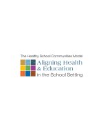 Tài liệu The Healthy School Communities Model Aligning Health & Education in the School Setting pdf