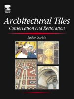 Tài liệu Architectural Tiles: Conservation and Restoration pdf