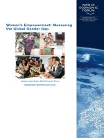 Tài liệu Women’s Empowerment: Measuring the Global Gender Gap ppt