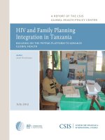 Tài liệu HIV AND FAMILY PLANNING INTERGRATION IN TANZANIA pot