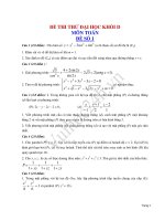 Tài liệu ĐỀ THI THỬ ĐẠI HỌC NĂM 2013 KHỐI D MÔN TOÁN ĐỀ SỐ 1 pot