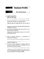 Tài liệu BUSINESS PROFILE docx