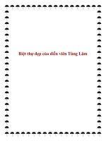 Tài liệu Biệt thự đẹp của diễn viên Tùng Lâm pptx
