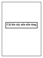 Tài liệu Cái tên xây nên nền tảng pdf