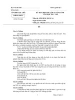 Tài liệu Đề thi lớp 12 THPT tỉnh Bạc Liêu năm 2012 môn sinh pot