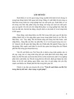 vấn đề xuất khẩu của hà nội trong thời kỳ đổi mới - thực trạng và giải pháp