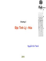 Tài liệu Chương 3 - Đặc Tính Lý - Hóa docx