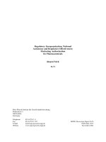 Tài liệu Regulatory Europeanization, National Autonomy and Regulatory Effectiveness: Marketing Authorization for Pharmaceuticals pptx