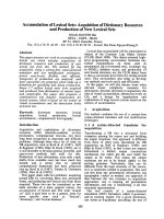 Tài liệu Báo cáo khoa học: 