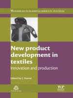 Tài liệu New product development in textiles potx
