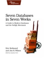 Tài liệu Seven Databases in Seven Weeks pptx