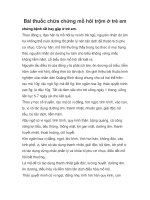 Tài liệu Bài thuốc chữa chứng mồ hôi trộm ở trẻ em potx