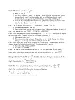 Tài liệu Đề Thi Thử Đại Học Khối A, A1, B, D Toán 2013 - Phần 34 - Đề 12 pdf