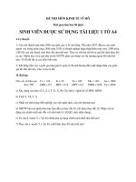 Tài liệu Đề thi hết môn kinh tế vi mô 2006 potx