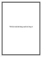 Tài liệu 7 lỗi cần tránh khi dùng email nơi công sở pdf