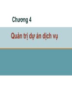 Tài liệu Quản trị dự án dịch vụ pot