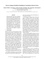 Tài liệu Báo cáo khoa học: 