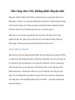 Tài liệu Sâu răng sữa ở bé, không phải chuyện nhỏ pot