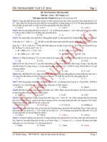 Luyện Thi Đại Học Vật Lý có đáp án giải chi tiết