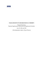 Tài liệu MASSACHUSETTS WATER RESOURCES AUTHORITY pptx