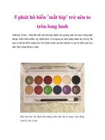 Tài liệu 5 phút hô biến ’mắt híp’ trở nên to tròn long lanh pptx